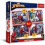 TREFL Hrdinný Spiderman 4v1 35,48,54,70 dílků – Zboží Mobilmania