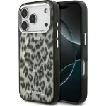 Karl Lagerfeld - IML Leopard Pattern MagSafe pouzdro pro iPhone 17 Pro - hnědé – Hledejceny.cz