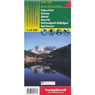 freytag & berndt - Turistická mapa F&amp amp B 081 Grunau Almtal – Zboží Mobilmania