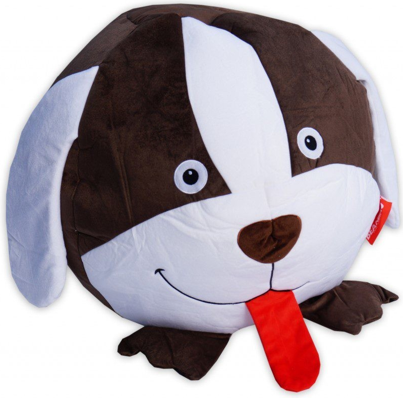 BeanBag Fík 60x60x65 hnědobílý pejsek