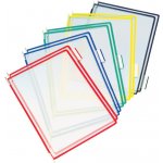 Tarifold závěsný rámeček s kapsou, A4, otevřený shora, mix barev - 10 ks – Sleviste.cz
