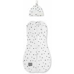 Sleepee Zavinovačka Second Step Swaddle s čepičkou Tečky černé – Zboží Dáma