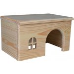 Trixie Dřevěný domek s rovnou střechou pro morčata 28 x 16 x 18 cm – Zboží Mobilmania
