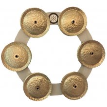 Big Fat Snare Drum Bling Ring-White-Copper