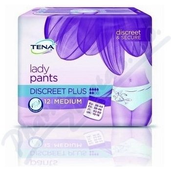 Tena Lady Pants Discreet Plus M 12 ks