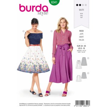 Střih Burda číslo 6341 kolová sukně, kruhová sukně, široká sukně, dlouhá  sukně od 145 Kč - Heureka.cz
