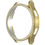 SES Luxusní ochranný kryt se sklem pro Samsung Galaxy Watch 7 40 mm - zlatý 17658 – Zboží Živě