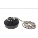 Zátka gumová s řetízkem 43mm 6/4" – Sleviste.cz