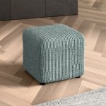 GA.I.CO napínací potah bielastický COSTINA mátová na taburet 40 x 40 x 40 cm – Zbozi.Blesk.cz