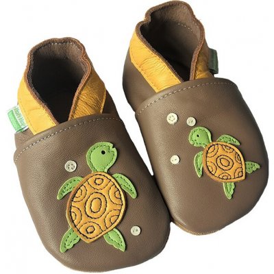 Hopi Hop kožené capáčky Barefoot Želvičky – Sleviste.cz