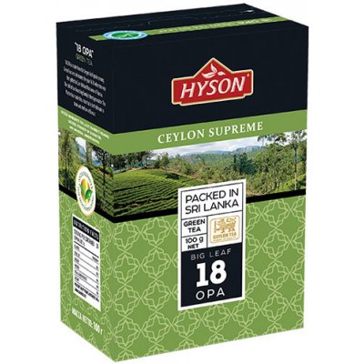 Hyson OPA 18 sypaný zelený čaj Ceylon 100 g