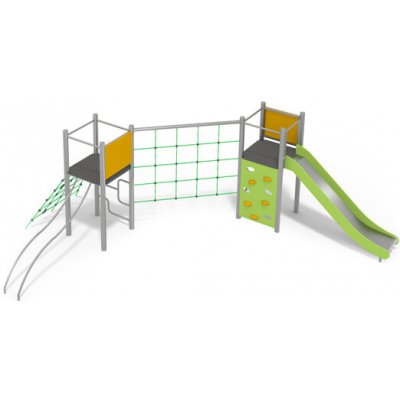Playground System Dětské hřiště z nerezu se skluzavkou 11627 – Zboží Mobilmania
