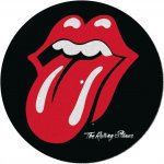 CurePink: | Podložka na talíř gramofonu The Rolling Stones: Logo (průměr 30,5 cm) [GP85857] – Zboží Živě