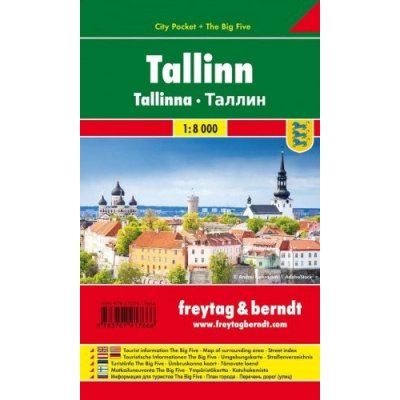Tallinn Stadtplan 1:10.000 City Pocket + The Big Five - Freytag-Berndt und Artaria KG – Hledejceny.cz