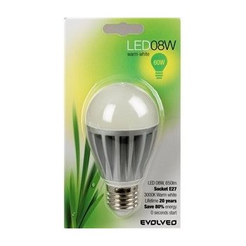 Evolveo EcoLight, LED žárovka 8W, E27