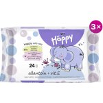 Bella Happy čistící vlhčené ubrousky s alantoinem a vitaminem E 3 x 24 ks – Hledejceny.cz