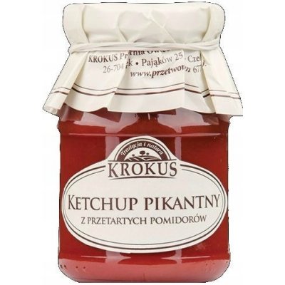 Krokus Ketchup pálivý bez lepku 180 g – Zboží Dáma