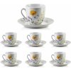 Hrnek a šálek Mondex Porcelánový šálek s podšálkem Joy Spring sada 6 x 250 ml