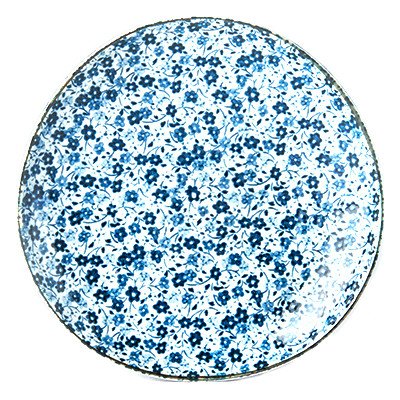 MADE IN JAPAN Mělký talíř Blue Daisy 19 cm