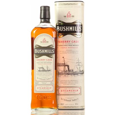 Bushmills Sherry Cask The Steamship Collection 40% 1 l (tuba) – Sleviste.cz