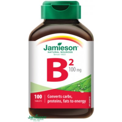 Jamieson Vitamin B2 riboflavin 100 mg 100 tablet – Hledejceny.cz