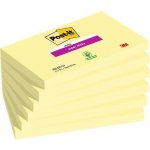 3M POSTIT Samolepicí bloček Super Sticky, žlutá, 76 x 127 mm, 6x 90 listů, 3M POSTIT 7100242801 ,balení 540 ks – Hledejceny.cz