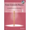 Noty a zpěvník Easy Concert Pieces 1 + CD snadné přednesové skladby pro zobcovou flétnu a klavír