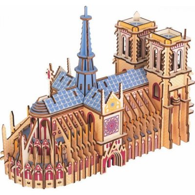 Woodcraft 3D puzzle Katedrála Notre-Dame 216 ks – Hledejceny.cz