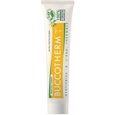 Buccotherm Bio zubní pasta s aloe vera a citrónovo eukalyptovou příchutí 75 ml – Zboží Mobilmania