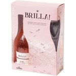 Brilla Prosecco Rosé DOC Extra Dry 11% 0,75 l (dárkové balení 2 sklenice) – Hledejceny.cz