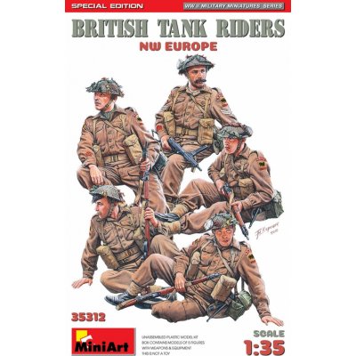 MiniArt British Tank Riders NW Europe (WW II Military) 1:35 – Zboží Dáma