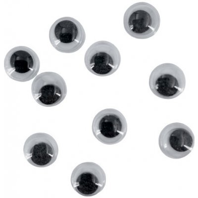 EFCO Dekorační pohyblivé oči kulaté 8mm (10ks)