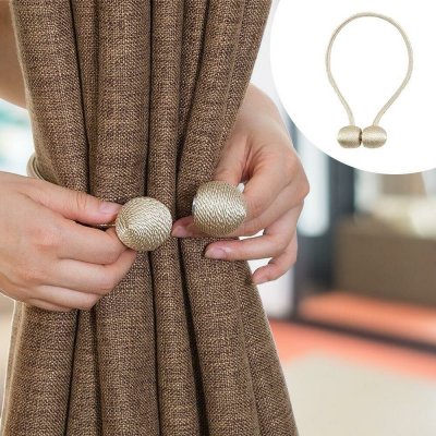 Magnetická spona na závěsy - béžová – Zboží Dáma