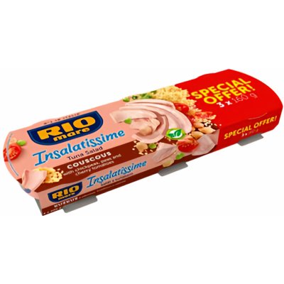 Rio Mare Insalatissime tuňákový salát s kuskusem 3 x 160g 480 g – Zboží Dáma