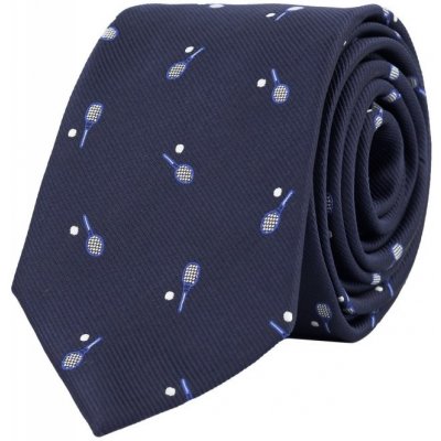 Kravata tenisové rakety tmavomodrá – Zboží Dáma