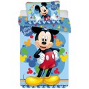 Jerry Fabrics povlečení Mickey Baby fialové/modré 135x100 cm