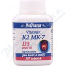 MedPharma Vitamin K2 MK-7+D3 1000 IU 107 tobolek