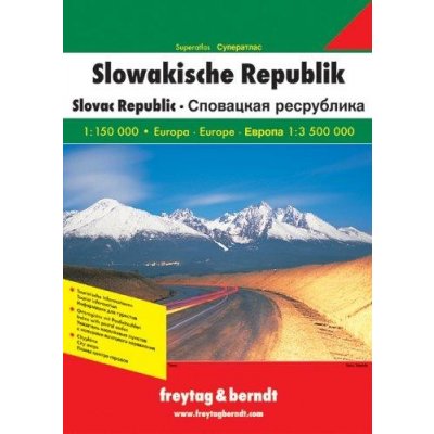 SKSS SP Slovensko - silnice a města 1:150 000 – Hledejceny.cz