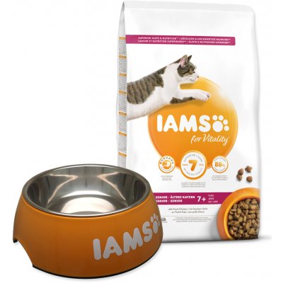 Iams Cat Senior Chicken 10 kg – Zboží Mobilmania