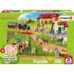 SCHMIDT Schleich Farma s prodejním stánkem + figurka Schleich 100 dílků – Zboží Mobilmania