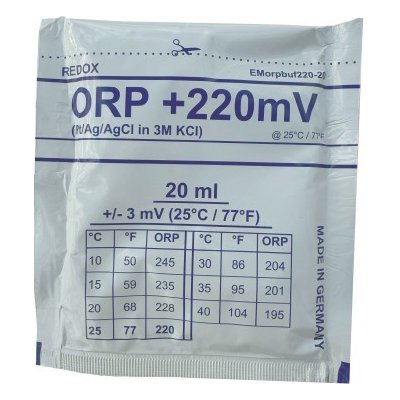 Water I.D. kalibrační roztok pufr ORP (Redox) +220mV 20 ml – Zboží Dáma