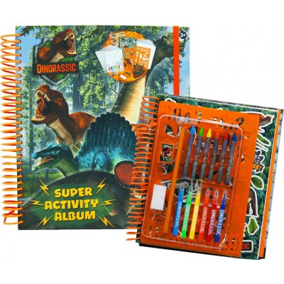 TOYCOMPANY Kreativní zábavní sešit Dinosauři – Hledejceny.cz