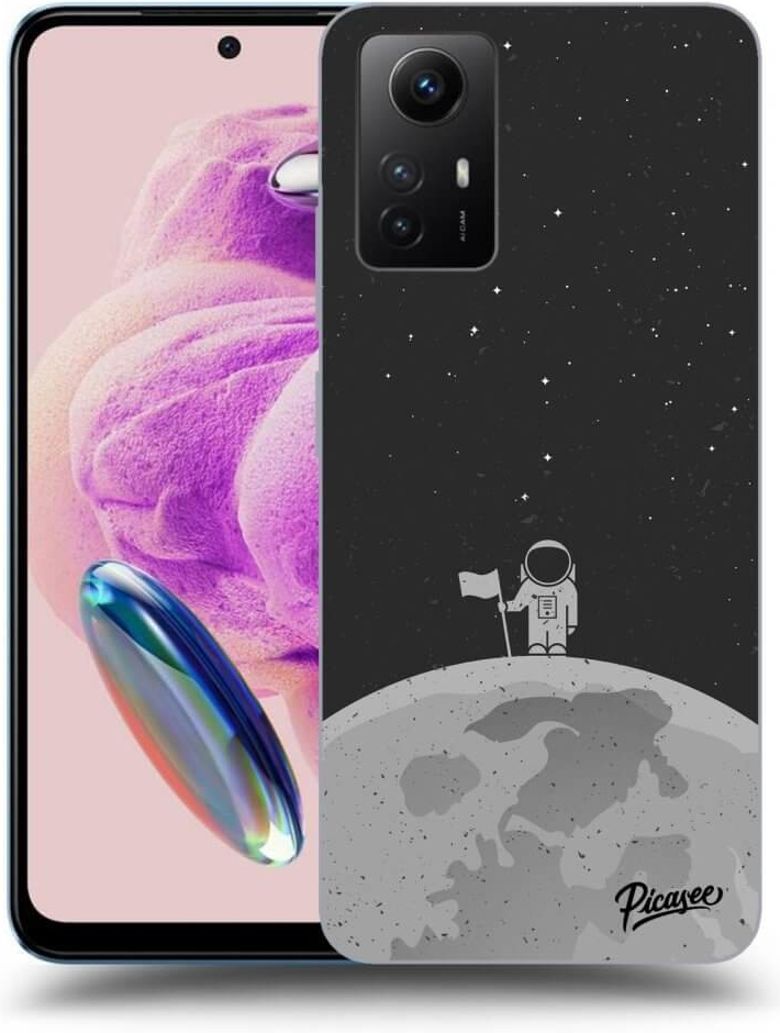 Pouzdro Picasee silikonové Xiaomi Redmi Note 12S - Astronaut černé