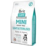 Brit Care Mini Grain Free Light & Sterilised Rabbit & Salmon 2 kg – Hledejceny.cz