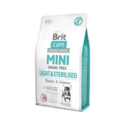 Brit Care Dog Mini Grain Free Light & Sterilised , Velikost balení 400g