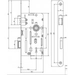 Assa Abloy 190/140WC 72/55/85/235x20mm – Hledejceny.cz
