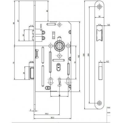 Assa Abloy 190/140WC 72/55/85/235x20mm – Hledejceny.cz