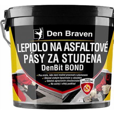Den Braven DenBit BOND Lepidlo na asfaltové pásy 5 kg černé – Sleviste.cz