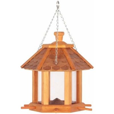 GUSTA krmítko pro ptáky závěsné 18x19cm – Zboží Mobilmania