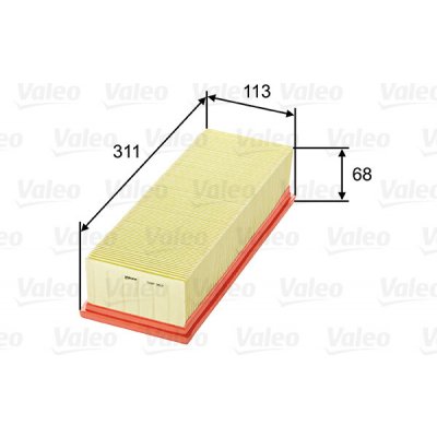 Vzduchový filtr VALEO 585362 – Hledejceny.cz
